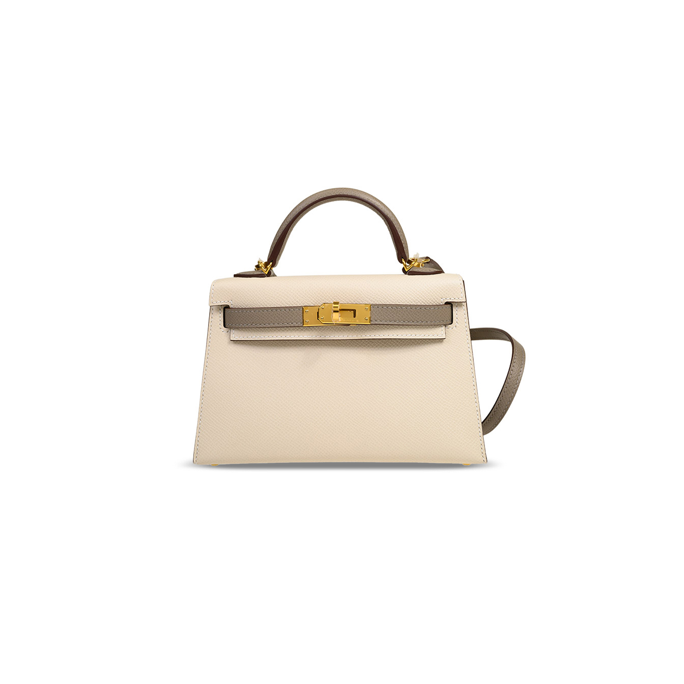 HERMES MASTER MINI KELLY EPSOM GOLD HARDWARE (19*12*5.5cm)
